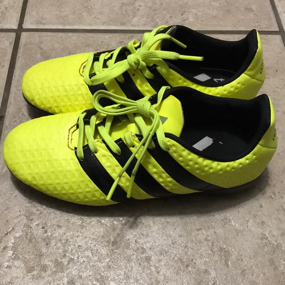 yellow adidas cleats